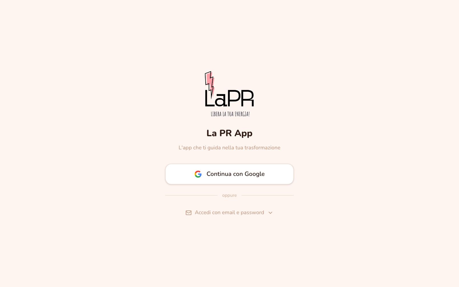 Landing della Week Challenge di La PR